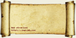 Nadja Žujić vizit kartica